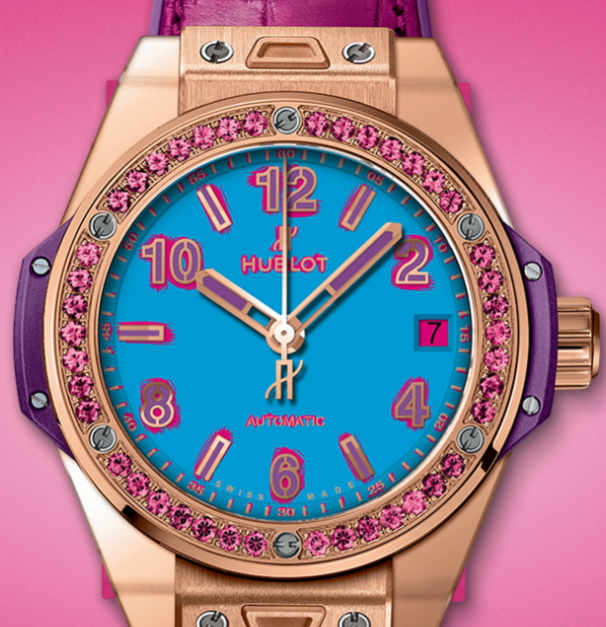 Colorful Hublot Big Bang One Click Pop Art 39MM Replica Watches