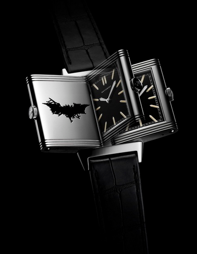 Fashionable Black Straps Jaeger-LeCoultre Reverso Grande Date Copy Watches Sale UK In The Dark Knight Rises