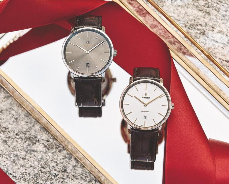 The two Rado watches are designed with simplicty and elegance.